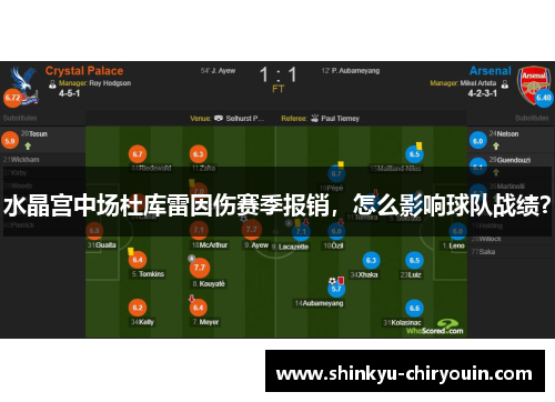 水晶宫中场杜库雷因伤赛季报销，怎么影响球队战绩？